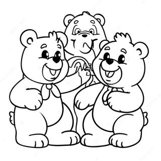 Page A Colorier Des Cousins Des Care Bears Joyeux 31579-28260