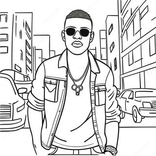 Page A Colorier Urban Street Style Gangsta 31599-28276