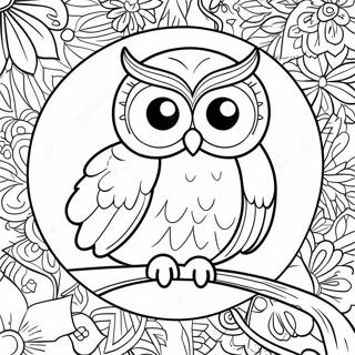 Page A Colorier Lettre O En Forme De Hibou 31619-4541