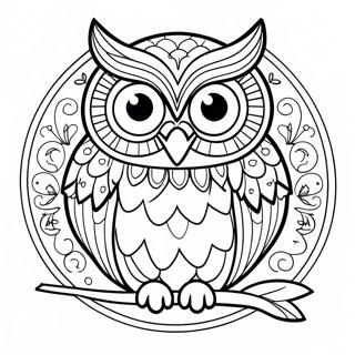 Page A Colorier Lettre O En Forme De Hibou 31619-4544