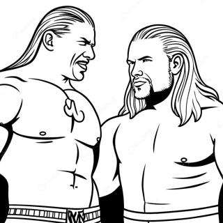 Page A Colorier Superstars Wwe En Action 31639-6743