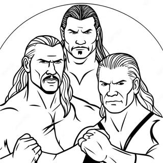 Page A Colorier Superstars Wwe En Action 31639-6744