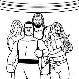 Page A Colorier Superstars Wwe En Action 31639-6822