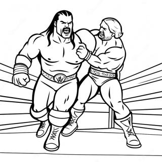 Page A Colorier Superstars Wwe En Action 31639-6823