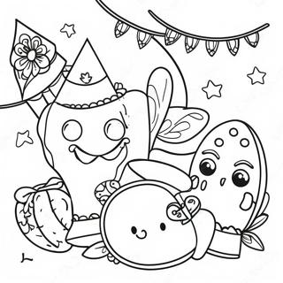 Page A Colorier Decorations Fiesta Colorees 31649-7928