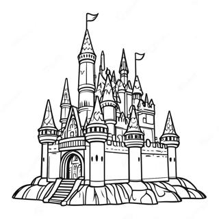 Page A Colorier Dun Chateau Colore En Briques Lego 31689-12905