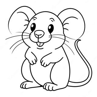 Page A Colorier De Remy Le Rat 3169-2590