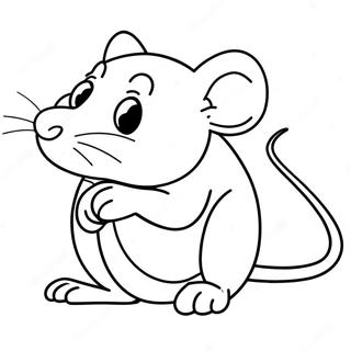 Page A Colorier De Remy Le Rat 3169-2592