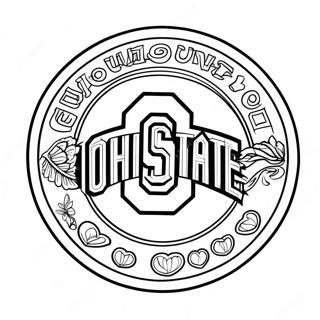 État De L'ohio Pages À Colorier