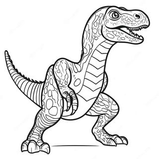 Page A Colorier Indoraptor Rugissant 31759-16314