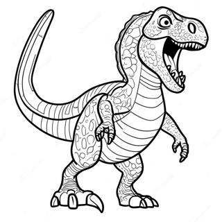 Page A Colorier Indoraptor Rugissant 31759-16315