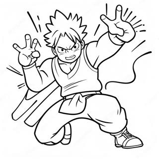 Page A Colorier Denki Kaminari En Action 31789-16339