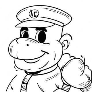 Page A Colorier Popeye 31798-16343