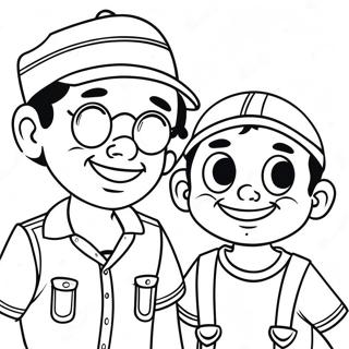 Page A Colorier Chespirito Et El Chavo Amis 31839-16377