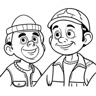 Page A Colorier Chespirito Et El Chavo Amis 31839-16379