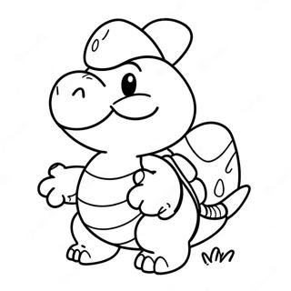 Page A Colorier De Koopa Troopa Heureux 31849-16385