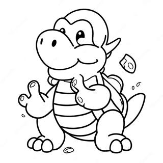 Page A Colorier De Koopa Troopa Heureux 31849-16388