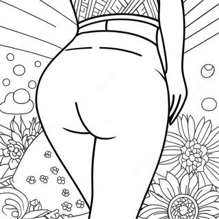 Fesses Pages À Colorier