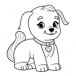 Page A Colorier De Chien Barbie 31929-16440