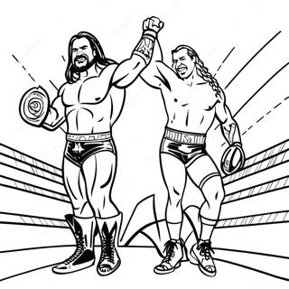 Page A Colorier De Match De Championnat De La Wwe 31950-16457