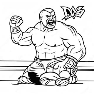 Page A Colorier De Match De Championnat De La Wwe 31950-16458