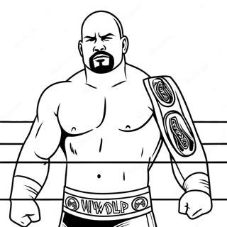 Page A Colorier De Match De Championnat De La Wwe 31950-16459