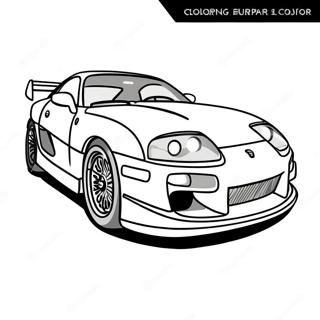 Page A Colorier De Voiture Supra 3198-2611