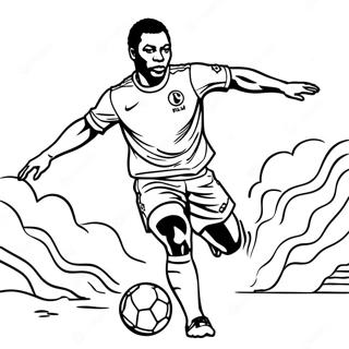 Page A Colorier De Pele 31999-16494