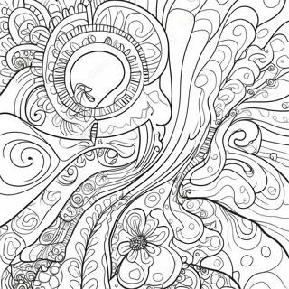 Page A Colorier De Motifs De Gouttes Colorees 32010-16506