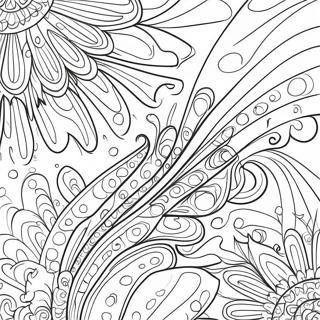 Page A Colorier De Motifs De Gouttes Colorees 32010-16507