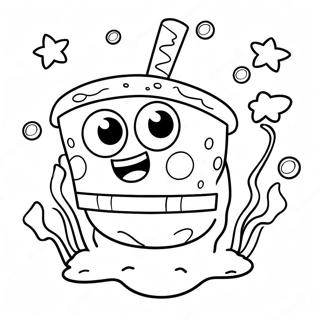 Page A Colorier Bebe Spongebob Mignon Sous Leau 32060-16546