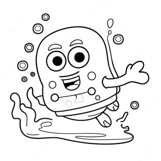 Page A Colorier Bebe Spongebob Mignon Sous Leau 32060-16547