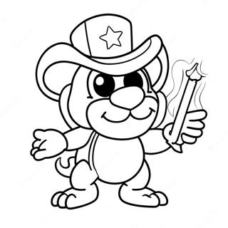 Page A Colorier Lemmy Koopaling Avec Une Baguette Etoile 32070-16556