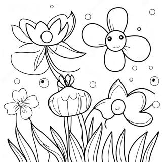 Page A Colorier Fleurs De Printemps 32079-16558