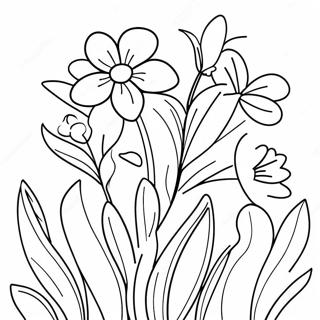 Page A Colorier Fleurs De Printemps 32079-16559