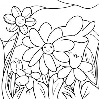 Page A Colorier Fleurs De Printemps 32079-16560