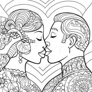 Page A Colorier Amour Noir 32099-16574