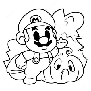 Page A Colorier De Mario Halloween 32139-16606