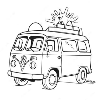 Page A Colorier De La Mystery Machine 32179-16639