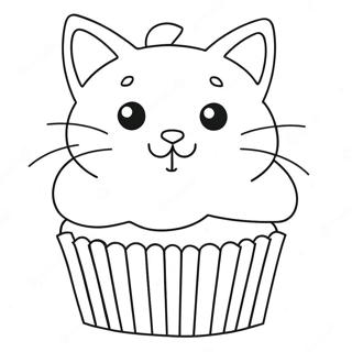 Page A Colorier De Cupcake De Chaton 32199-16653