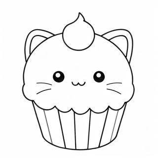 Page A Colorier De Cupcake De Chaton 32199-16656