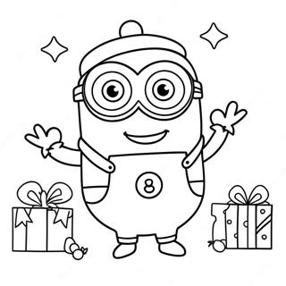 Page A Colorier Minion Noel 32209-16664