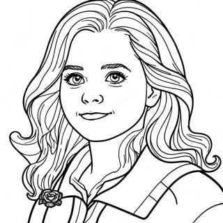 Page A Colorier Realiste Dhermione Granger 32219-16672