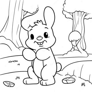 Page A Colorier Lapin De Winnie Lourson 32229-16677