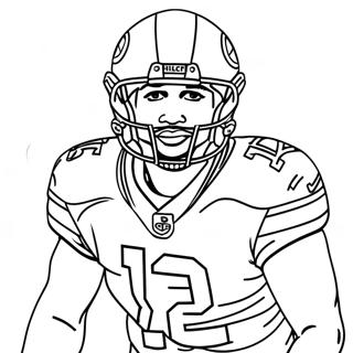 Jalen Hurts Pages À Colorier