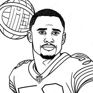 Page A Colorier Jalen Hurts 32269-16710