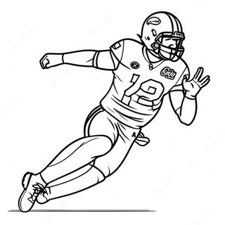 Jalen Hurts En Action Page A Colorier 32270-16715