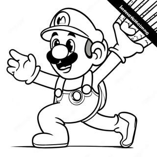 Page A Colorier De Luigi En Action 3229-2638