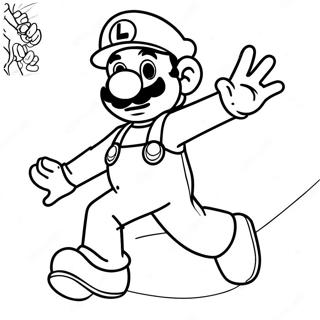 Page A Colorier De Luigi En Action 3229-2640