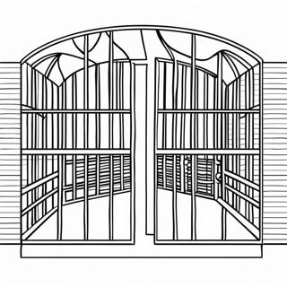 Page A Colorier Des Barres De Prison 32359-16783